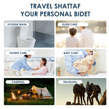 Rechargeable Portable Bidet for Travel, Cruises, RVs & Camping