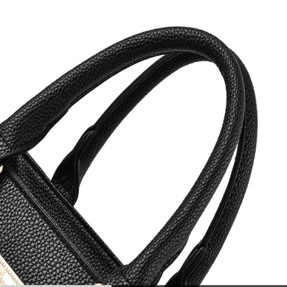 Women’s Faux Leather Shoulder Bag – Large Capacity Tote