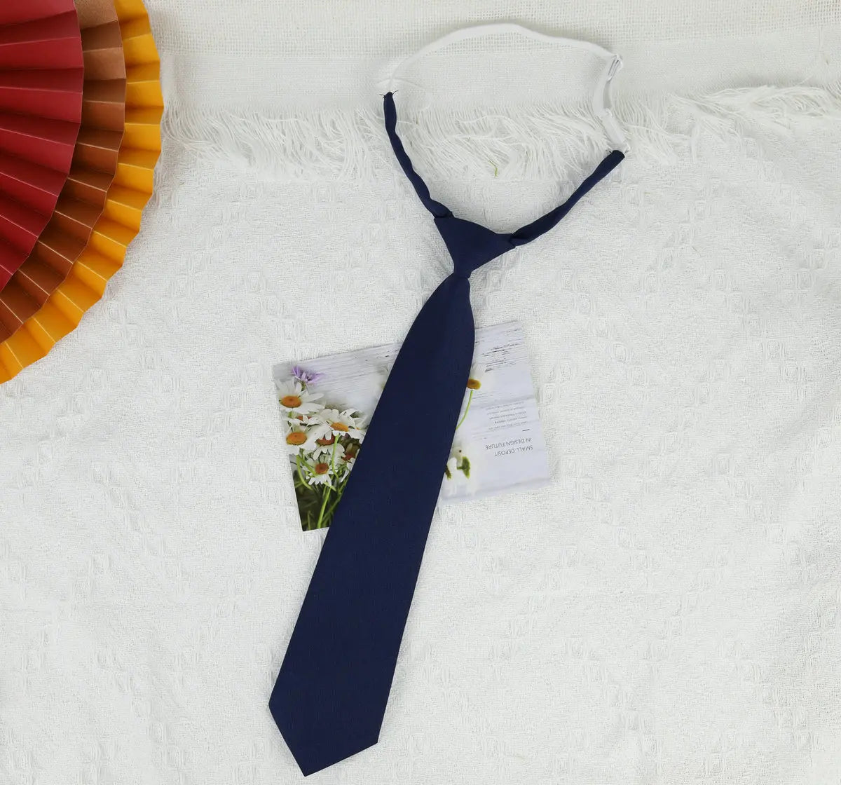 Kids Pre-Tied Dress Tie – Adjustable Clip-On Formal Accessory