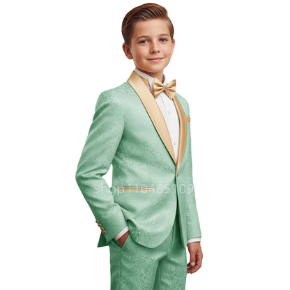 Boys' Jacquard 2-Piece Formal Suit