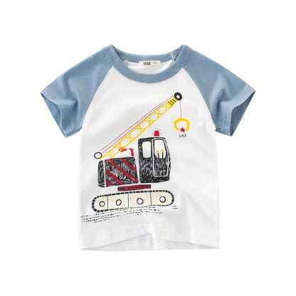 Kids' Cotton Graphic T-Shirt – Summer Adventure Collection
