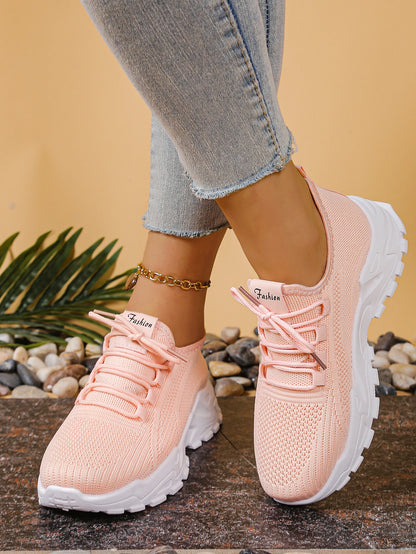Women's peek-a-boo mesh Leopard print sneakers