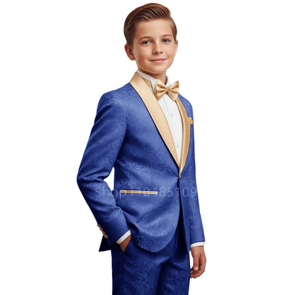Boys' Jacquard 2-Piece Formal Suit