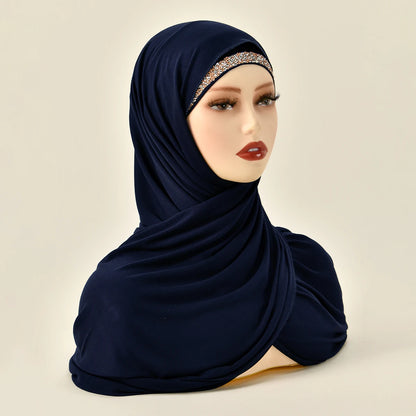 Women’s Lightweight Jersey Hijab Scarf – Breathable, Soft Stretch - The Dock Drop