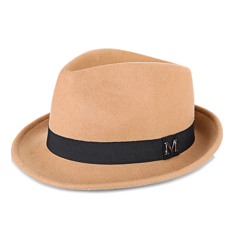 Men’s Wool Fedora Hat – Warm, Classic Winter Style