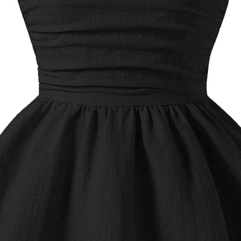 Girls’ Tiered Sling Dress – Sleeveless, Stretch Waist (8Y–12Y)