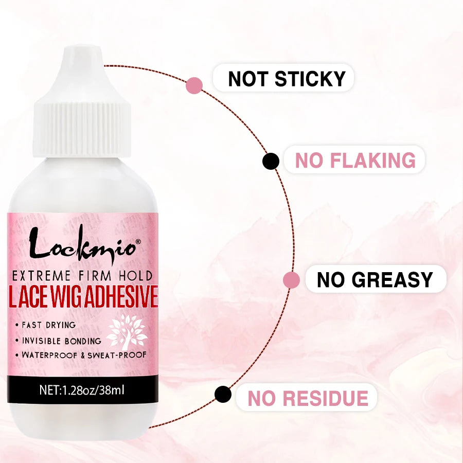 Lace Wig Adhesive Kit – Waterproof Glue, Remover & Wig Tools Set