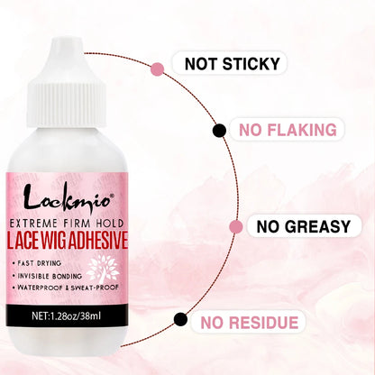 Lace Wig Adhesive Kit – Waterproof Glue, Remover & Wig Tools Set