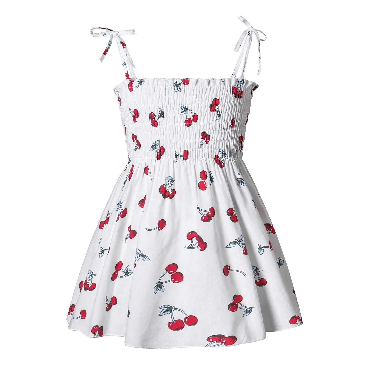 Girls’ Floral Strap Dress – Lightweight Summer & Playwear