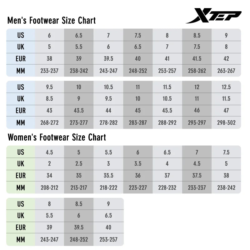 Xtep StreetFlex Shock-Absorb Sneakers