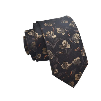 Men’s Floral Neck Tie – Classic 8cm Width