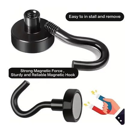 Magnetic Cruise Cabin Organizer Hooks - 6 Pack