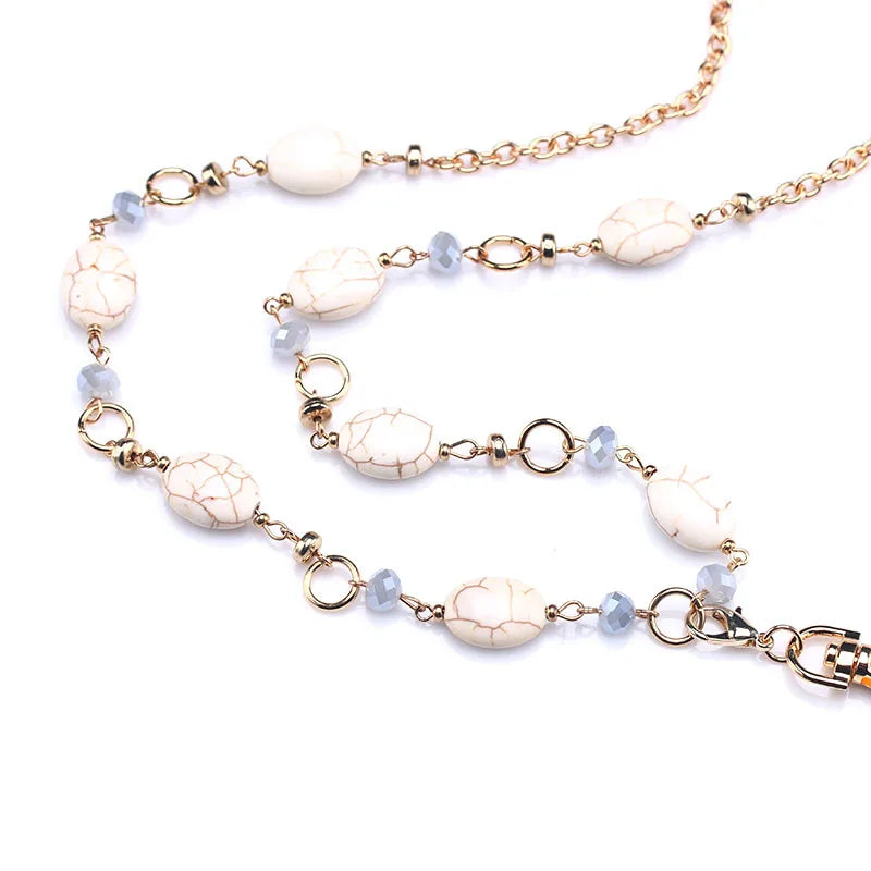 Beaded ID Lanyard Necklace – 36" Cruise Badge Holder