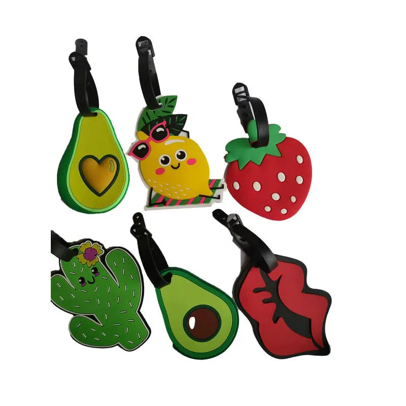 Avocado Silicone Luggage Tag – Fun Travel Accessory