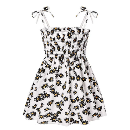 Girls’ Floral Strap Dress – Lightweight Summer & Playwear