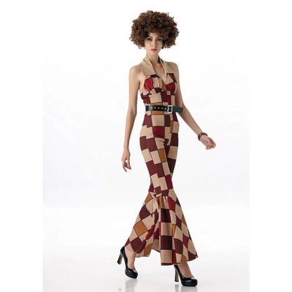 Retro 70s Disco Couple Costume Set – Men’s & Women’s Hippie Outfits