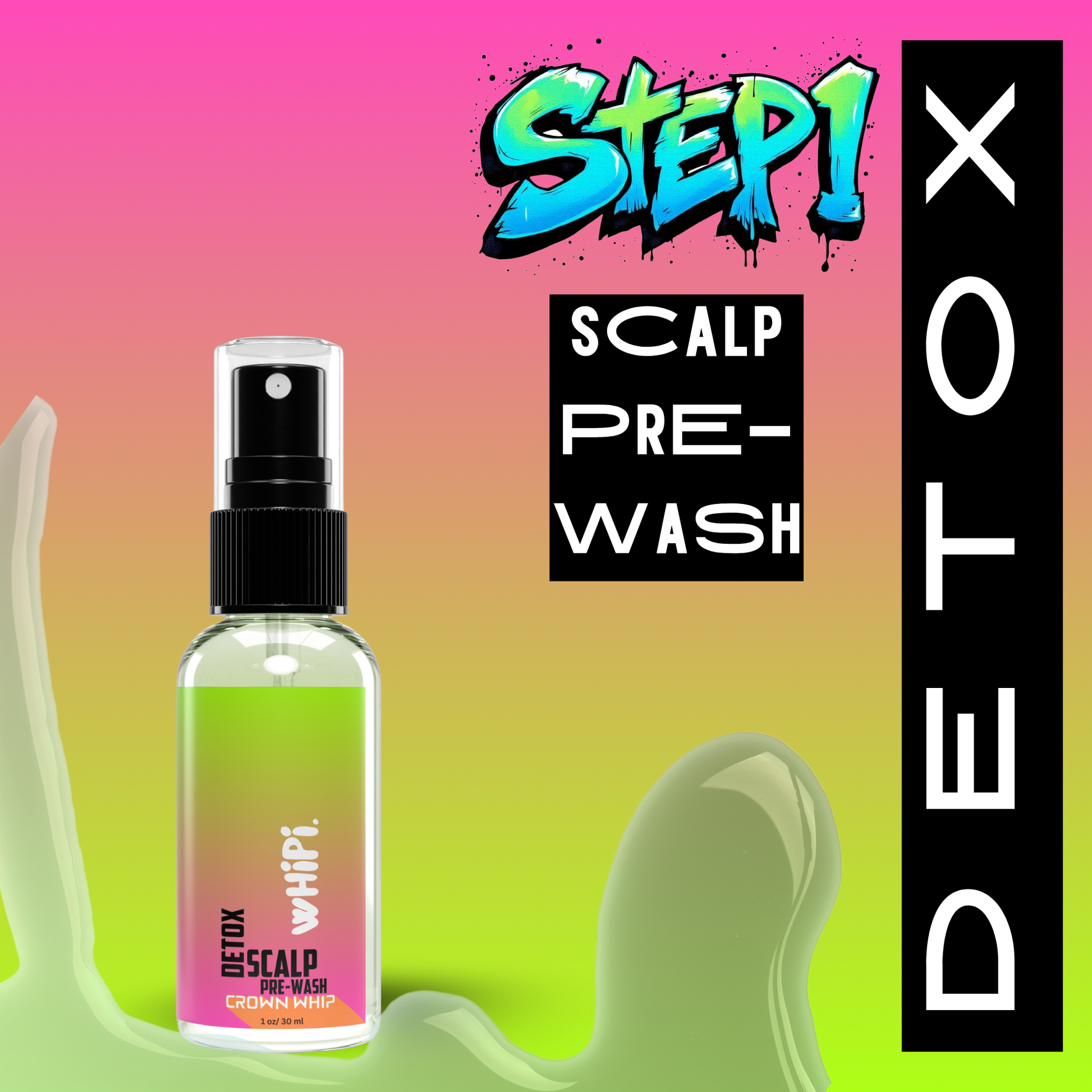 Detox – Crown Whip Scalp Pre-Wash - The Dock Drop
