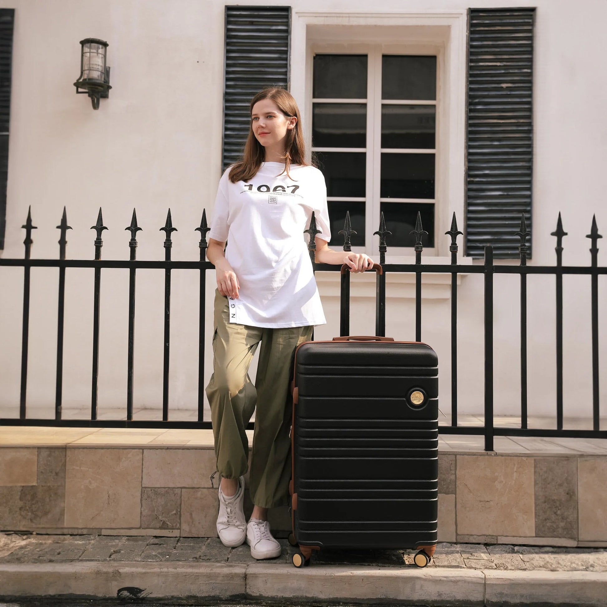 Brickell 3 Piece Expandable Retro Luggage Set - The Dock Drop