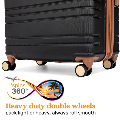Brickell 3 Piece Expandable Retro Luggage Set - The Dock Drop