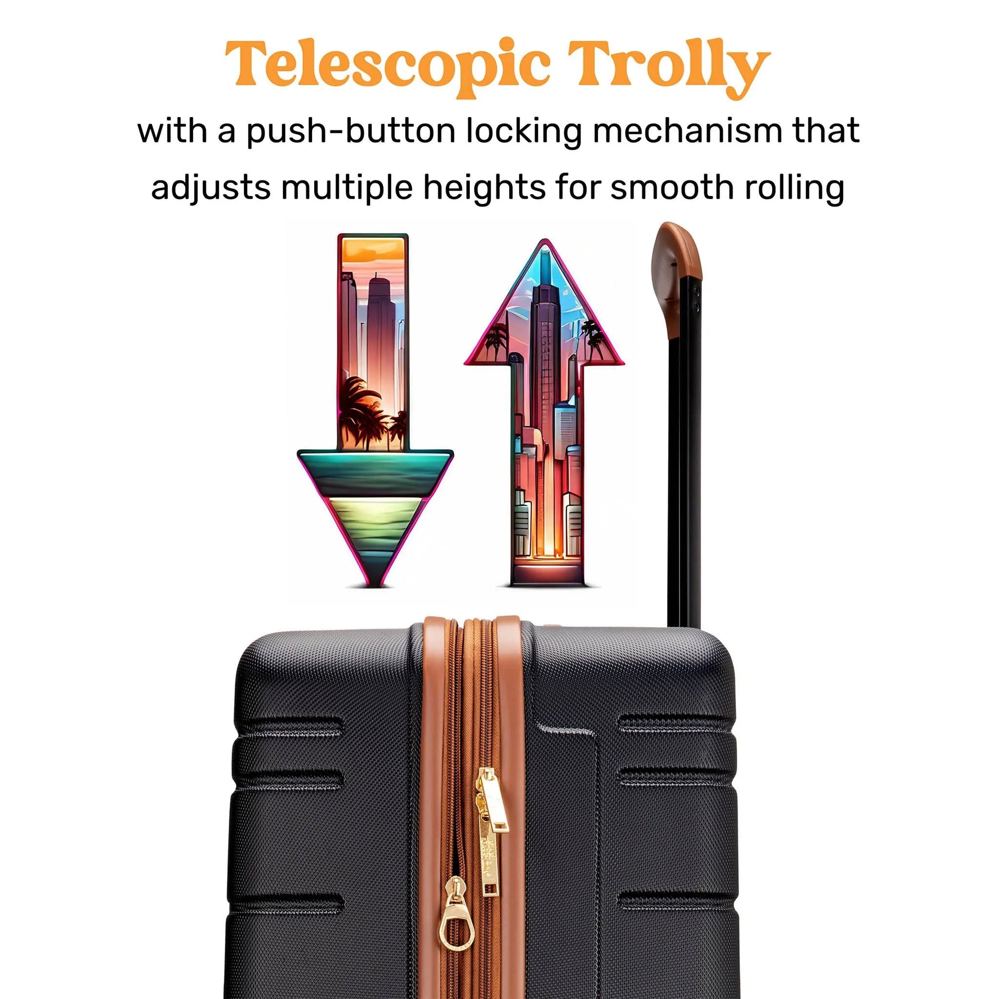 Brickell 3 Piece Expandable Retro Luggage Set - The Dock Drop