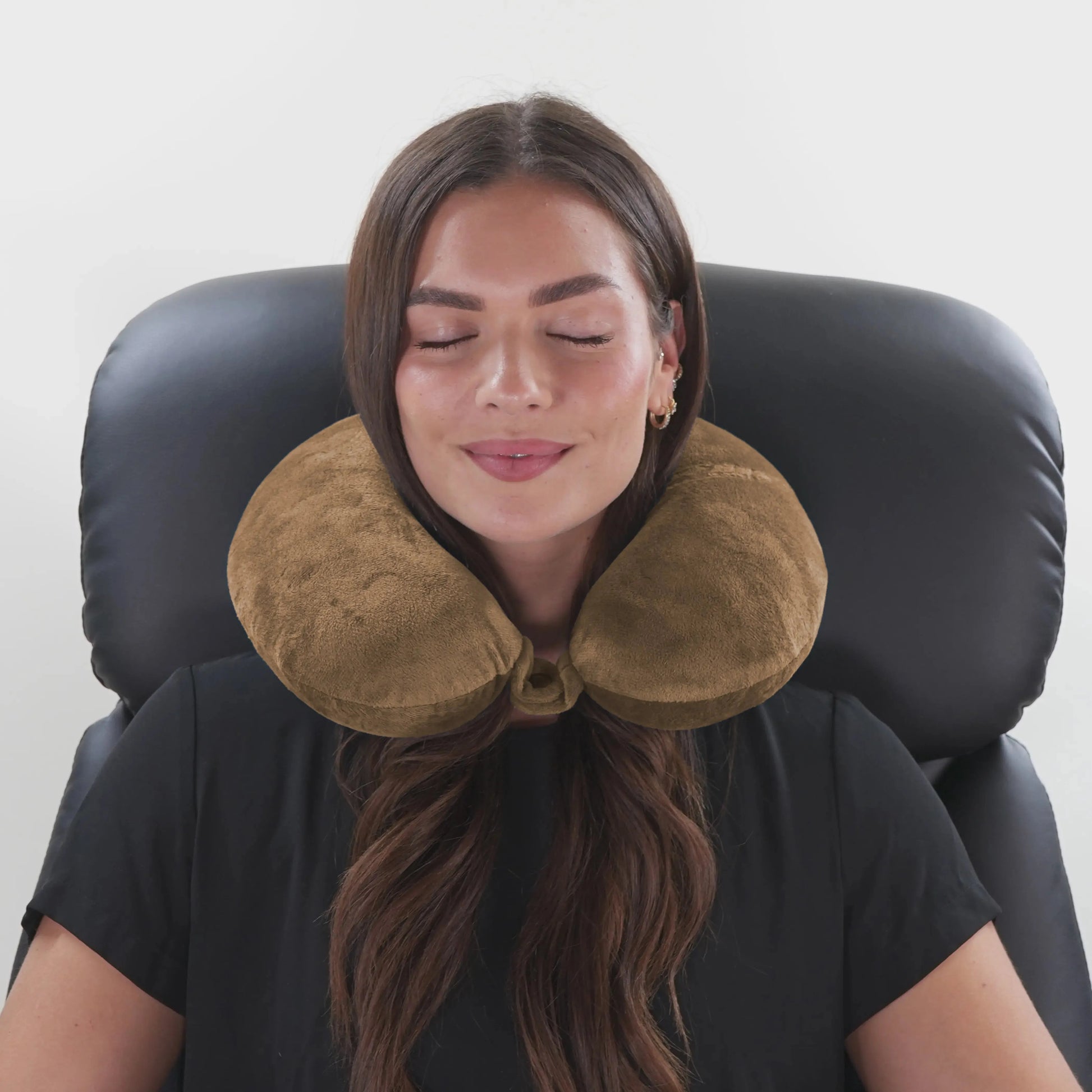 Plush Microbeads Travel Neck Pillow - The Dock Drop