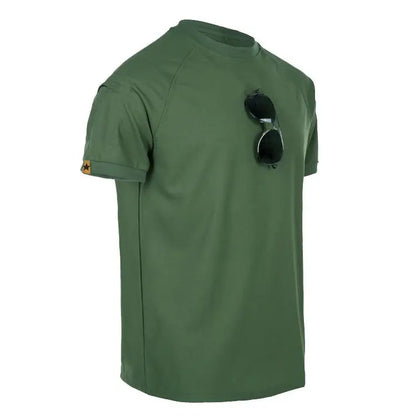 Men’s Quick Dry T – Shirt – Lightweight Breathable Short Sleeve Active Top – Blue – L