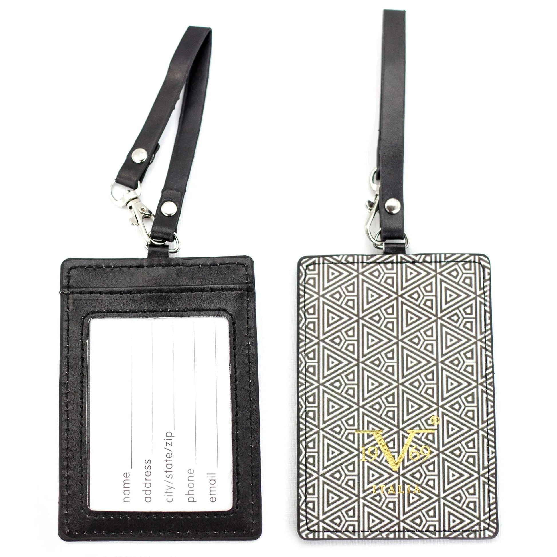 Runway Vegan Leather Luggage Tags Set - The Dock Drop