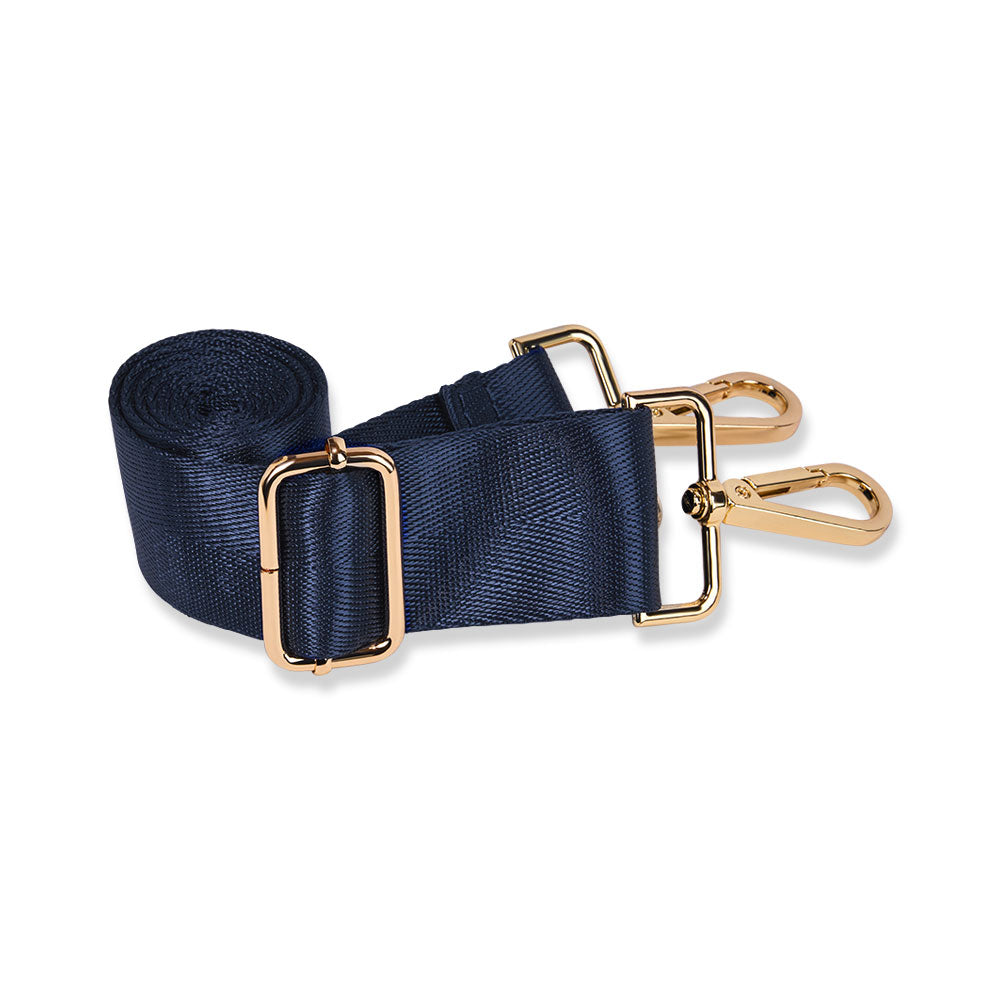 Clear HydroBag® Stadium with Navy Trim and Matching Pouch