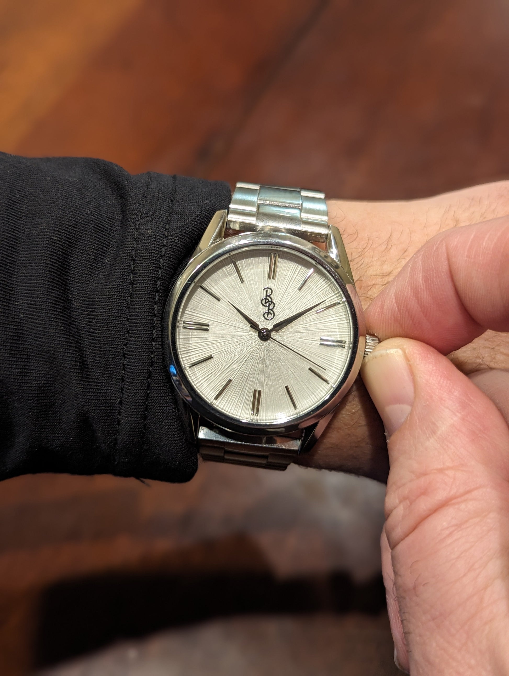 White Sunburst Watch - The Dock Drop