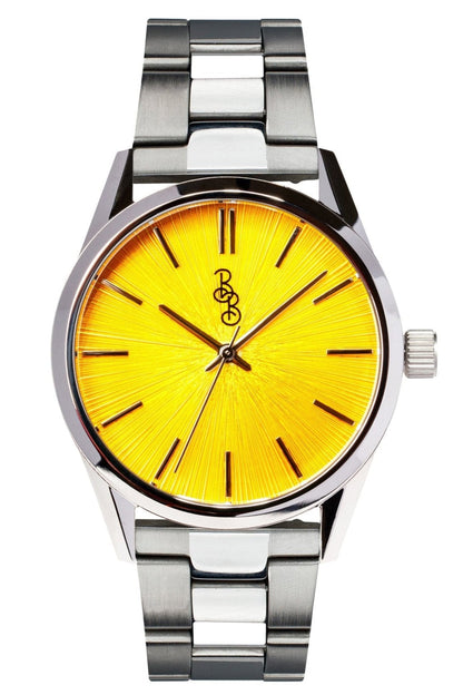 Yellow Sunburst Watch - The Dock Drop