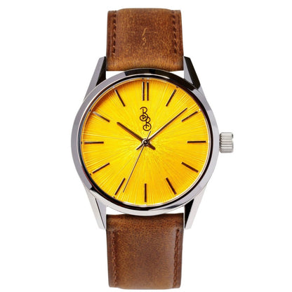 Yellow Sunburst Watch - The Dock Drop