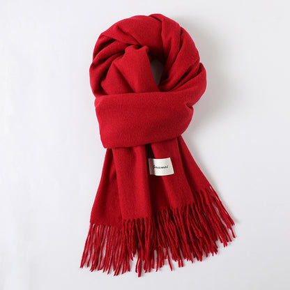 Soft Cashmere-Blend Scarf – Elegant Travel Essential - The Dock Drop