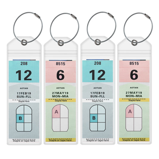 4 Pieces Cruise Luggage Tag Fits – Royal Caribbean/Celebrity