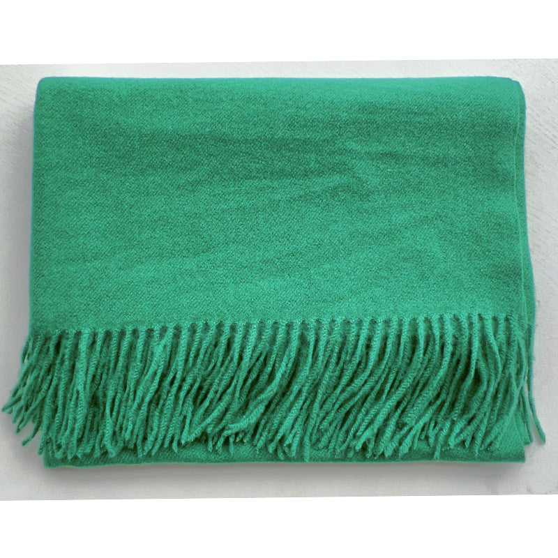 Soft Cashmere-Blend Scarf – Elegant Travel Essential - The Dock Drop