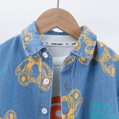 Little Captain’s Denim Set