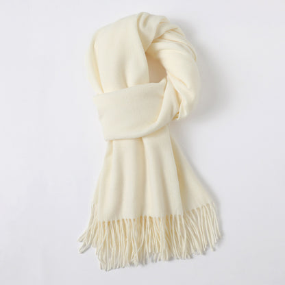 Soft Cashmere-Blend Scarf – Elegant Travel Essential - The Dock Drop