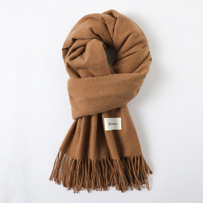 Soft Cashmere-Blend Scarf – Elegant Travel Essential - The Dock Drop