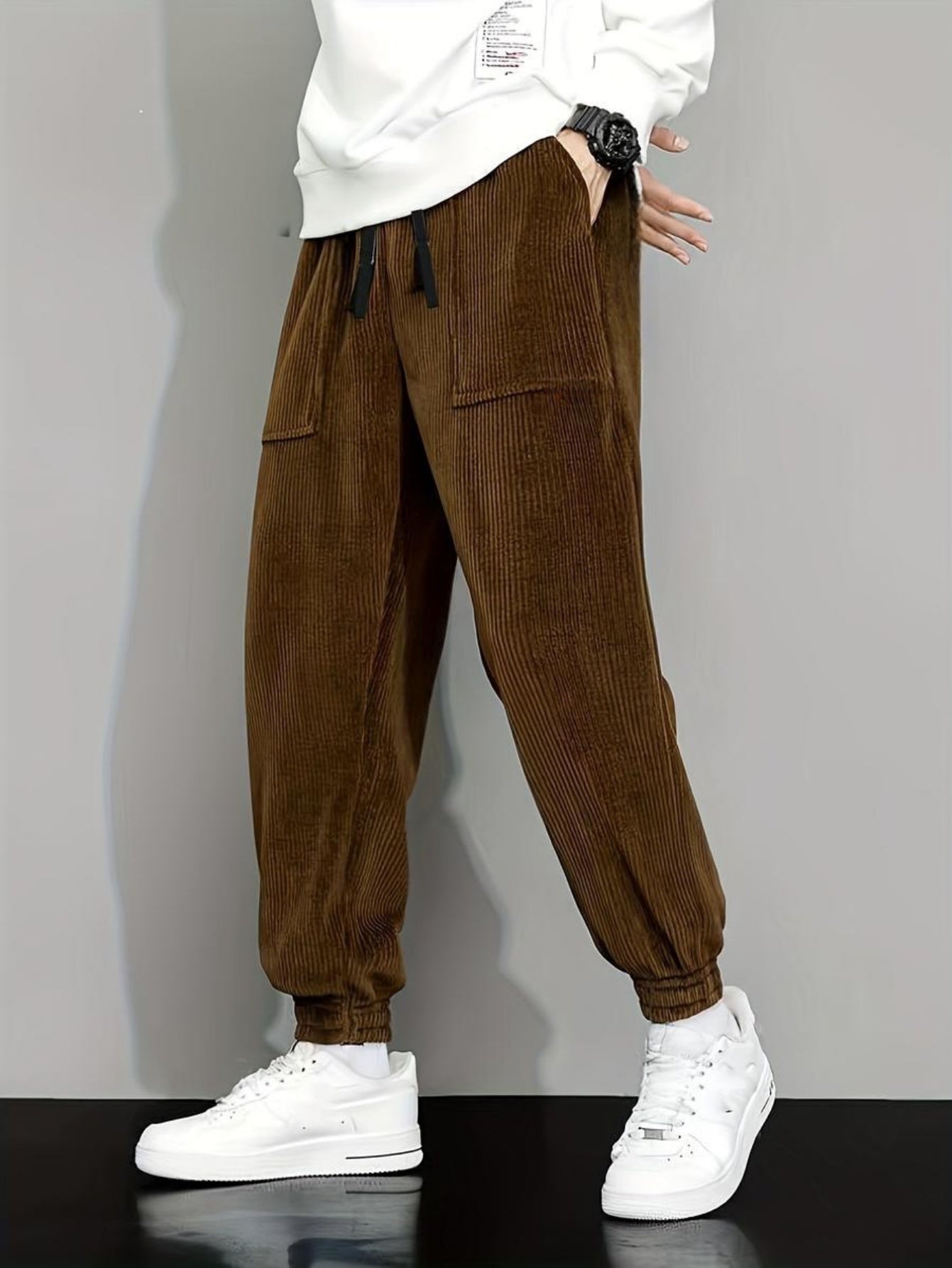 Teen Unisex Jogger Pants – Drawstring Waist, Travel-Ready Comfort