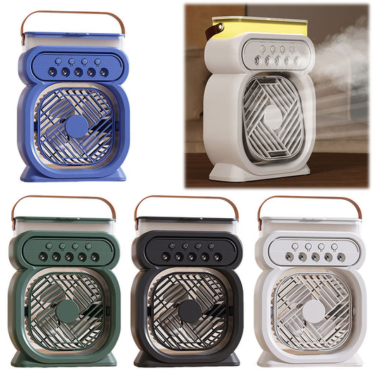 Portable mini fan and humidifier 