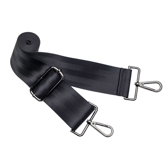 Black Strap with Gunmetal Hardware