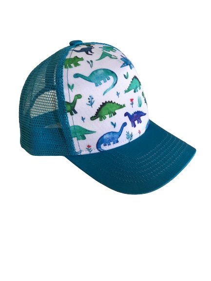 Blue Dinosaur Trucker Hat - The Dock Drop