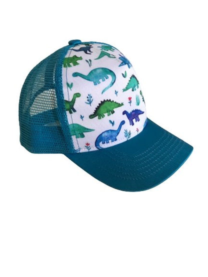 Blue Dinosaur Trucker Hat - The Dock Drop