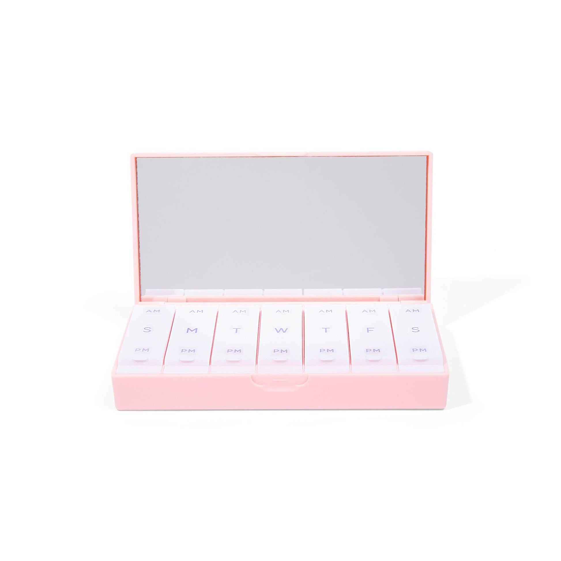 Blush Pink AM/PM Pill Box - The Dock Drop