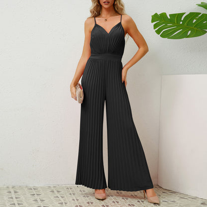 Midnight Flow™ Pleated Jumpsuit