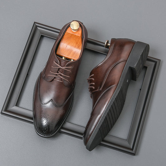 Men’s Classic Leather Oxford Dress Shoes