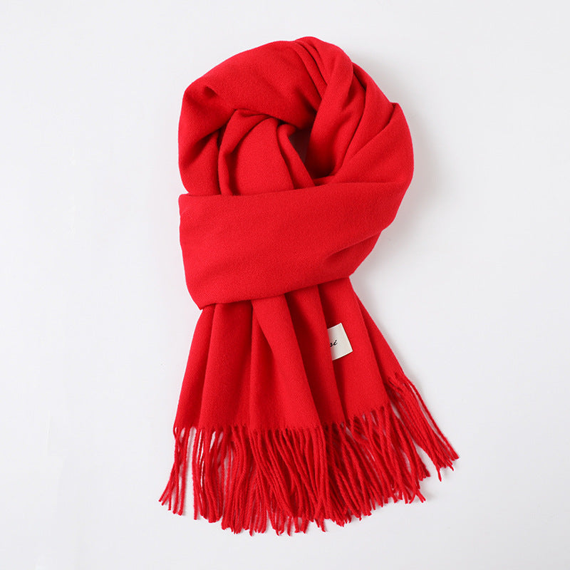 Soft Cashmere-Blend Scarf – Elegant Travel Essential - The Dock Drop