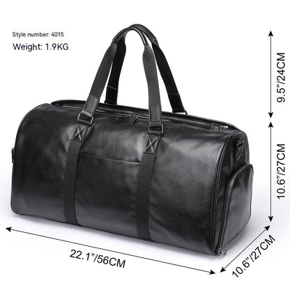Voyager Luxe™ Leather Weekender