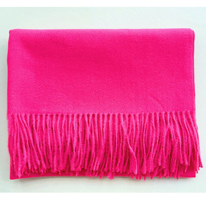 Soft Cashmere-Blend Scarf – Elegant Travel Essential - The Dock Drop