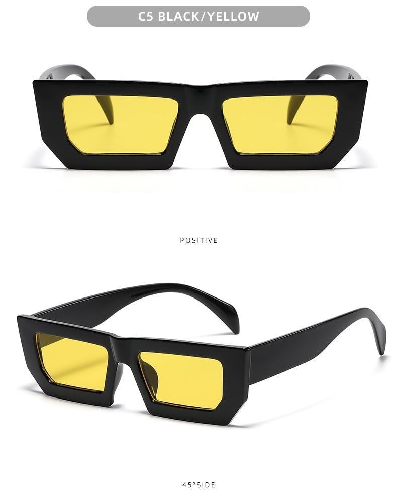 Classic Retro Rectangular Shape Sunglasses for Women
