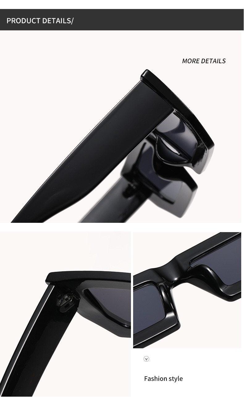 Classic Retro Rectangular Shape Sunglasses for Women